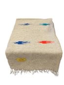 JOSHUA TREE NATIOANL PARK WOOL BLANKET, SOUTHWEST DESIGN WITH ROADRUNNER DESIGN