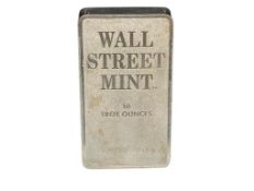 WALL STREET MINT 10 TROY OUNCE .999 FINE SILVER BAR