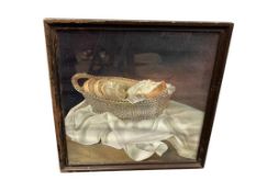 SALVADOR DALI RENOWN SURREALIST ARTIST PRINT TITLED BASKET OF BREAD
