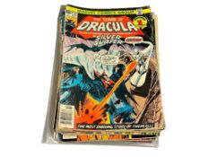 27 ASSORTED VINTAGE DC AND MARVEL SUPERHERO COMIC BOOKS FROM 1970'S. 1980'S AND 1990'S