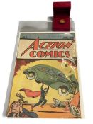 1987 NESTLE JUNE 1938 REPRINT NO.1 ACTION COMICS 10 CENT COMIC BOOK PLUS 1976 NESTLE SUPERMAN RING