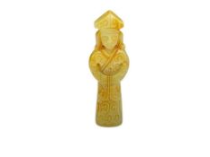 CARVED JADE ASIAN FIGURE