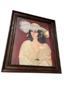 HENRI MATISSE FRENCH ARTIT PRINT TITLED THE WHITE PLUMES FROM HIS 1919 ORIGINAL PAINTING