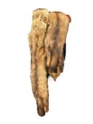 VINTGE TWO-PIECE MINK FUR STOLE AND MINK FUR SASH