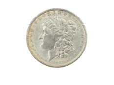 1889 U.S. MORGAN SILVER DOLLAR AU