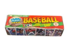 FACTORY SEALED 1990 FLEER BASEBALL MLB SPORT CARDS 10TH ANNIVERSARY 660 CARD AND 45 STICKER PACK