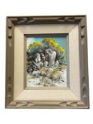 MIMI JOBE PENNSYLVANIA BORN, NEVADA ARTIST ORIGINAL ACRYLIC PAINTING ON CANVAS