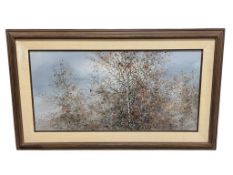 MAS KONATSU CALIFORNIA ARTIST ORIGINAL ACRYLIC ON BOARD IMPRESSIONISTS PAINITNG