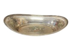 TIFFANY & CO. SERLING SILVER PIERCED BREAD BOWL, NO MONOGRAM TOTAL WEIGHT OF 326 GRAMS