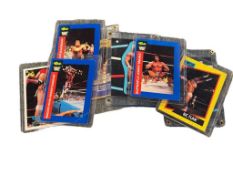 WWF HALL OF FAME WRESTLING CARDS UNDERTAKER ROOKIE CARD, 1985 HULK HOGAN STICKER CARD