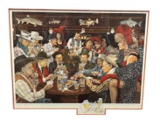 STEVEN SAYLOR NEVADA ARTIST LIMITED EDITION ARTIST PROOF TITLED ONE NIGHT AT THE LITTLE WALDORF