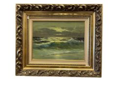 OZZ FRANCA BRAZILLIAN BORN ARTIST ORIGINAL OIL ON CANVAS SEASCAPE PAINTING