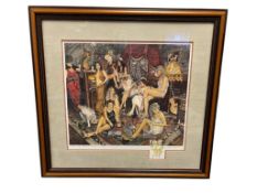 STEVEN SAYLOR NEVADA ARTIST LIMITED EDITION PRINT LONESOME AT THE PARADISE ARTIST PROOF PRINT