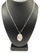 STERLING SILVER WILDHORSE PENDANT NECKLACE