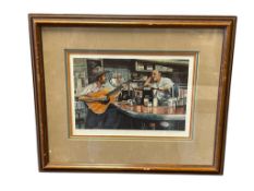 STEVEN SAYLOR NEVADA ARTIST LIMITED EDITION PERSONALIZED PRINT TITLED LANDRUMS