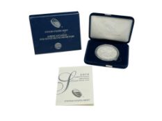 2014-W U.S. MINT AMERICAN SILVER EAGLE .999 FINE SILVER PROOF COIN