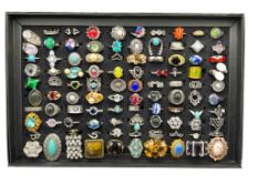 MORE THAN 100 COSTUME JEWELRY RINGS