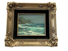 LEWIS ORIGIANL OIL ON CANVAS SEASCPAE PAINTING
