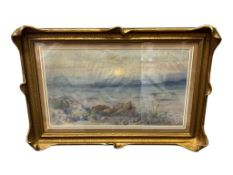 JOHN HOWARD MARTIN RENO / DENVER ARTIST ORIGINAL WATERCOLOR ON PAPER