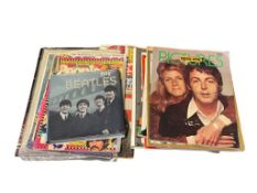 VINTAGE BEATLES, ELVIS, AND FRANK SINATRA LITERATURE / MAGAZINES