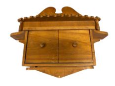 VINTAGE TREND CLOCKS TOBACCO PIPE CABINET MADE IN ZEELAND, MICHIGAN