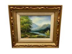 JIM COOK ORIGINAL OIL ON CANVAS LANDSCAPE PAINTING