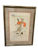 SALVADOR DALI RENOWN SURREALIST ARTIST SIGNED LIMITED EDITION ORIGINAL ETCHING TELEPHONE