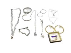 ALL SIGNED STAINLESS STEEL JEWELRY INCLUDING EDFORCE JCM, L ULNIQ, AND HALLMARK