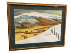 J. CRAIG SHEPPARD PROLIFIC RENO, NV ARTIST ORIGINAL WATERCOLOR ON PAPER WESTERN LANDSCAPE PAINTING