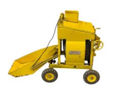 1947-49 DOEPKE CONSTRUCTION TOYS 1947B JAEGAR CEMENT MIXER TOY 1:6 SCALE PRESSED STEEL MODEL