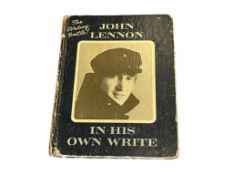 SIGNED 1964 JOHN LENNON IN HIS OWN WRITE ILLUSTRATED BOOK SECOND PRINTING SIMON & SCHUSTER INC.