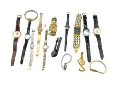 COLLECTION OF MEN'S AND LADIES' WRISTWATCHES INCLUDING SEIKO, TIMEX, JULES JURGENSEN, AND MORE