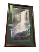 STEPHEN LYMAN WILDLIFE AND LANDSCAPE ARTIST LIMITED EDITION PRINT TITLED DANCE OF WATER AND LIGHT