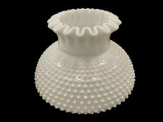 VINTAGE FENTON HOBNAIL MILK GLASS LAMP SHADE OR GLOBE