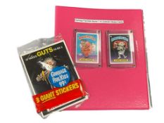 90 TOTAL 1985 / 1986 TOPPS GARBAGE PAIL KIDS SERIES STICKER CARDS SERIES 1-10 AND GIANT STICKERS