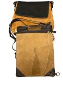 VAAN & CO. GENUINE LEATHER DESIGNER SHOULDER BAGS STITCHED DESIGN NEW WITH TAGS