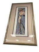 OLIVIA DE BERARDINIS 20TH CENTURY ARTIST LIMITED EDITION LITHOGRAPH TITLED MOON DANCE