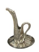 1989 ARTHUR COURT CAST ALUMINUM GIRAFFE PITCHER