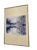 BEV DOOLITTLE WILDLIFE AND NATIVE AMERICAN ARTIST EMBOSSED PRINT WILDERNESS