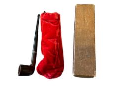 CERTIFIED PUREX FOR MADEMOISELLE STRAIGHT STEM SMOKING TOBACCO PIPE