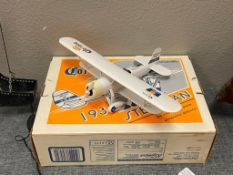 ERTL COLLECTIBLES 1931 STEARMAN 4D CORONA PROMOTIONAL / ADVERTISING BI-PLANE COIN BANK DIE-CAST