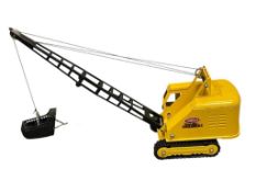 VINTAGE 1960'S TONKA PRESSED STEEL CONSTRUCTION DRAGLINE CRANE TOY