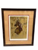 CHARLES BRAGG LIMITED EDITION LITHOGRAPH TITLED THE OBSERVER NO. 62/300