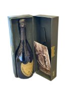 VINTAGE 1998 DOM PERIGNON BRUT CHAMPAGNE 750 ML FACTORY SEALED WITH ORIGINAL BOX AND BOOKLET