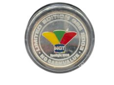 2003 LIMITED EDITION SILVER STRIKE IGT SPOTLIGHT TOKEN