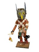 1976 HOPI NATIVE AMERICAN SOUTHWEST KACHINA DOLL BY EDWIN CHOYOU FROM WALPI VILLAGE