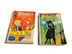 OVER 32 PLUS VINTAGE COMIC BOOKS RICHIE RICH, SAD SACK, DOGWOOD, FELIX THE CAT, ARCHIE