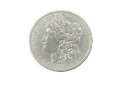 1887 U.S. MORGAN SILVER DOLLAR