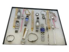 ASSORTED HIS AND HERS COSTUME JEWELRY FASHION WRISTWATCHES