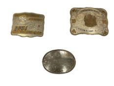 PCHA / OLD SPANISH DAYS / PERSONALIZED WESTERN BELT BUCKLES